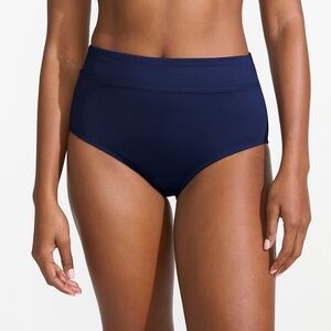 Lands’ End NWOT High Rise Full Coverage Bikini Swim Bottoms